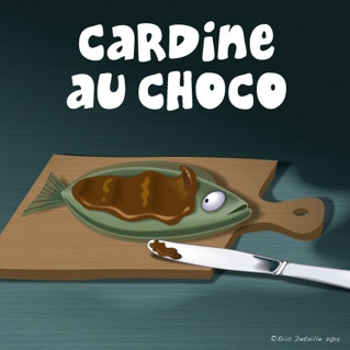 Cardine au choco - Tartine au choco