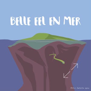 Belle eel en mer