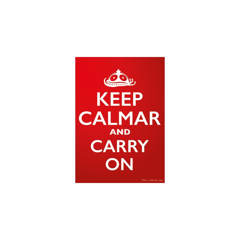 Carte postale Keep calmar and carry on