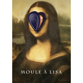 Carte postale Moule à Lisa