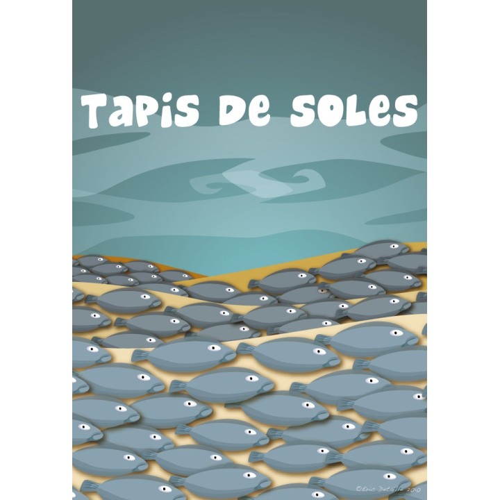 Carte postale Tapis de soles