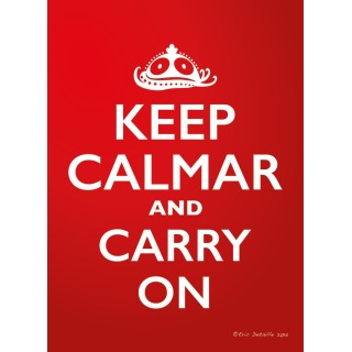Carte postale Keep calmar and carry on