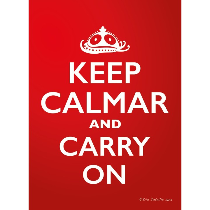 Carte postale Keep calmar and carry on