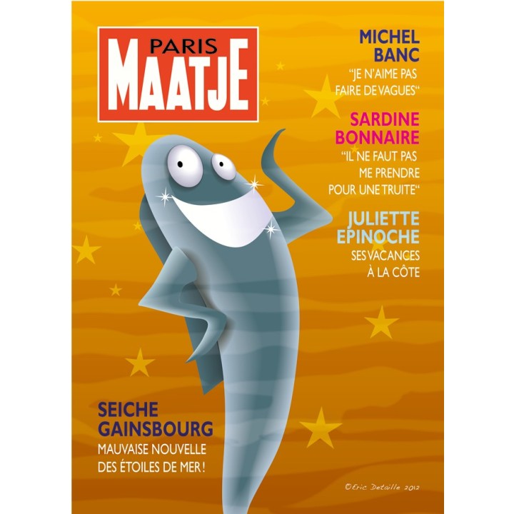 Carte postale Paris maatje