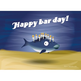 Carte postale Happy bar day
