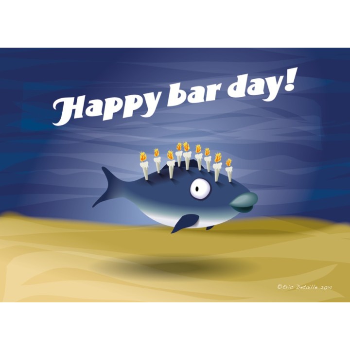 Carte postale Happy bar day