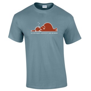 T-Shirt Homme La musique adoucit les morses