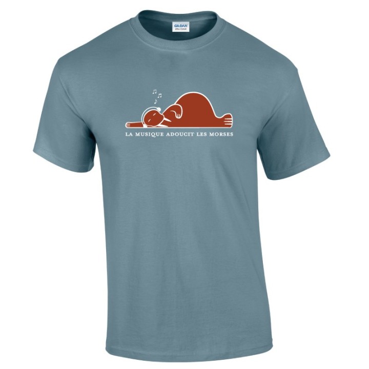 T-Shirt Homme La musique adoucit les morses