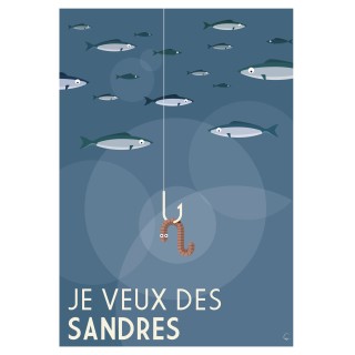 Affiche Je veux des sandres