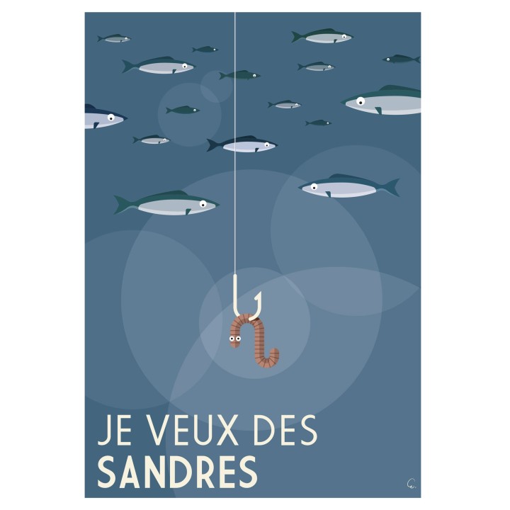 Affiche Je veux des sandres