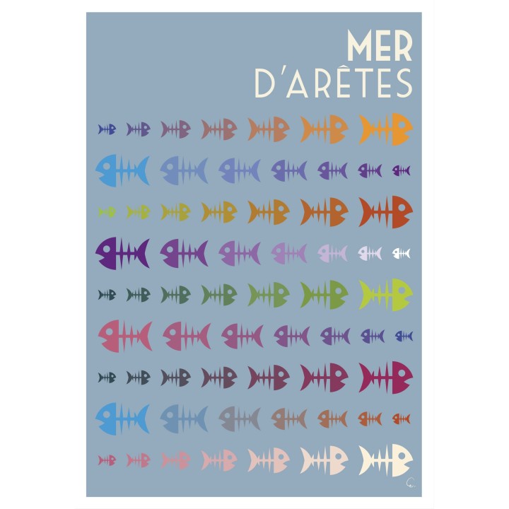 Affiche Mer d'arêtes