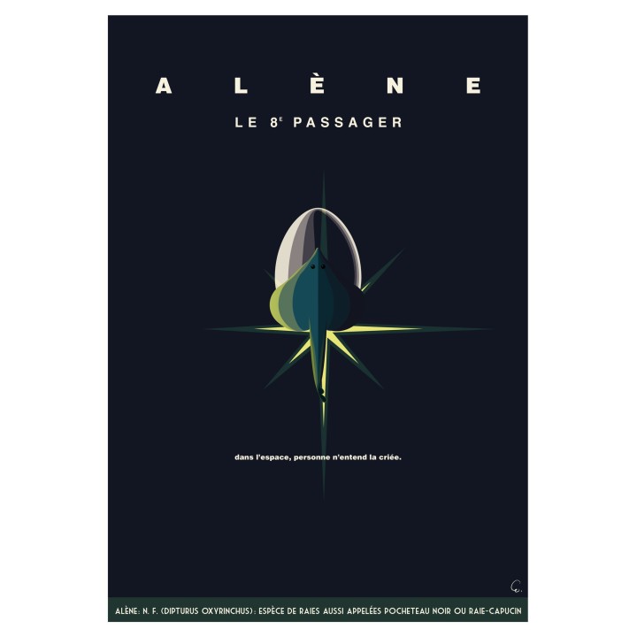Affiche Alène - le huitième passager