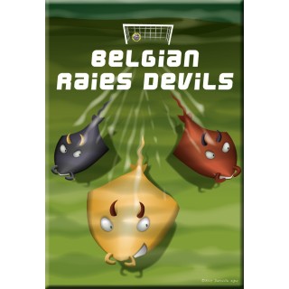 Magnet Belgian raies devils