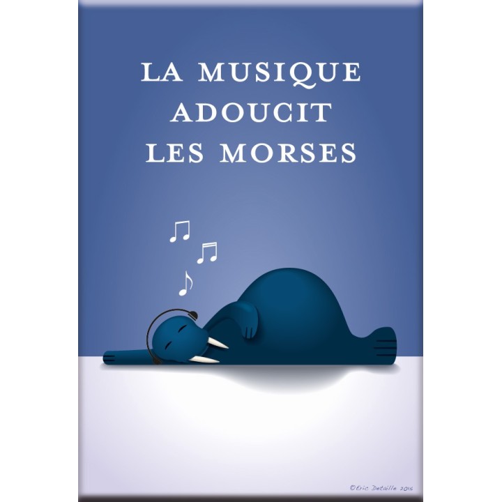 Magnet La musique adoucit les morses