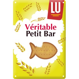 Plaque métallique Petit Bar Lu