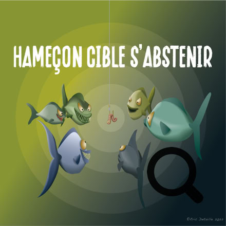 Hameçon cible s’abstenir