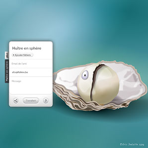 Huître en sphère